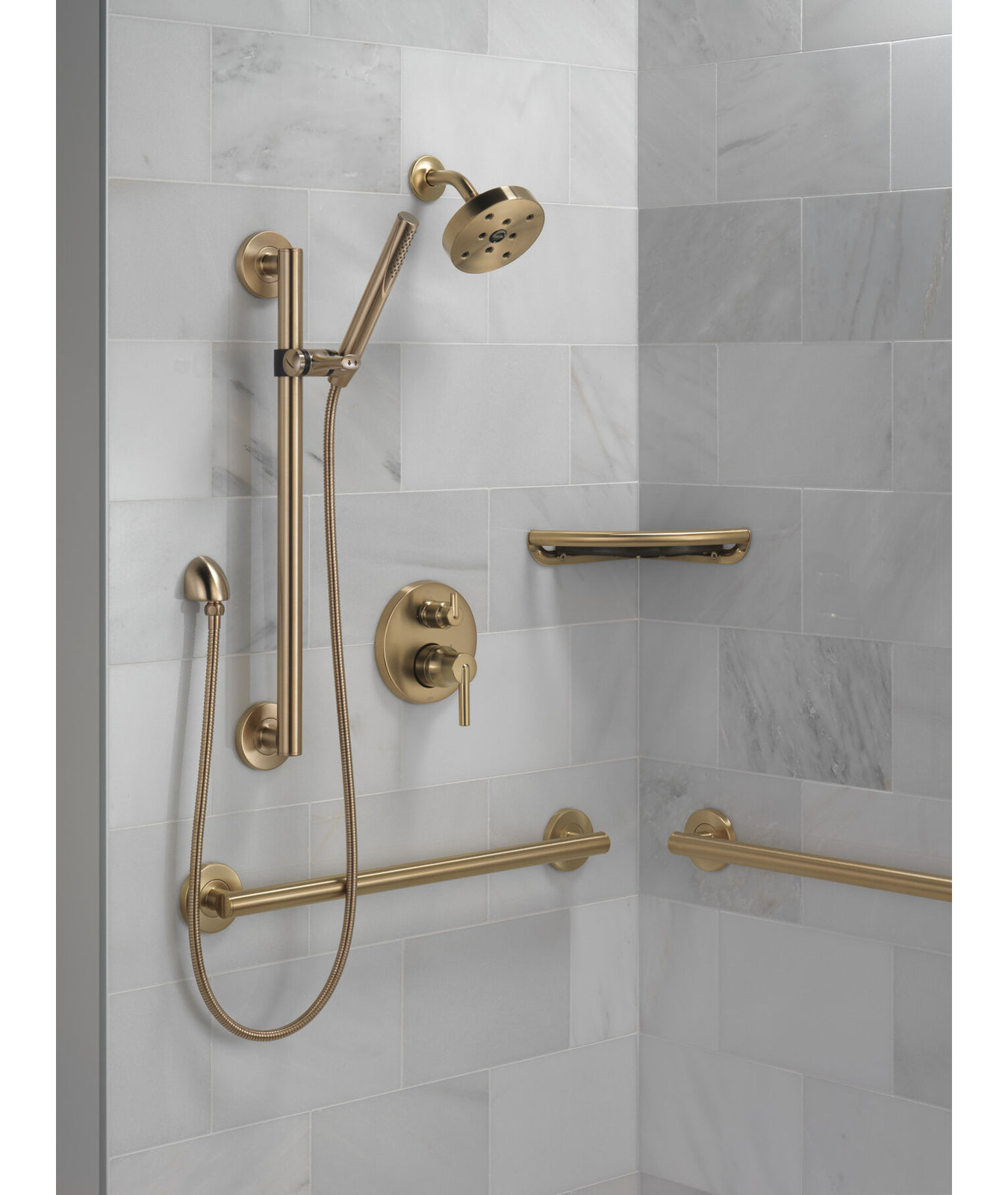 Trinsic 14 Series 3-Setting Shower Diverter Trim, Champagne Bronze