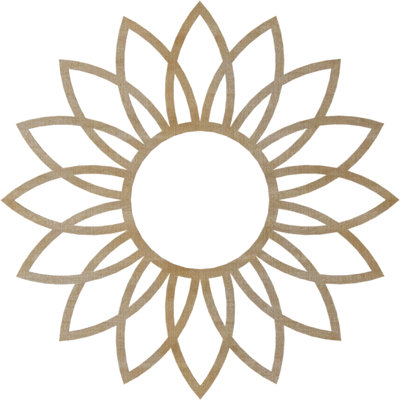 Médaillon de plafond en bois Daisy