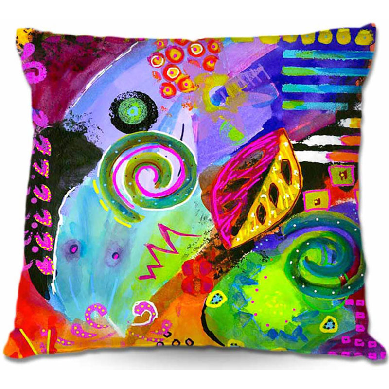 Reversible Throw Pillow, 16" x 16"