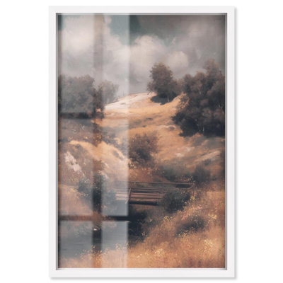 «Across the Way Shadowbox Print Landscape Art» par Art Remedy