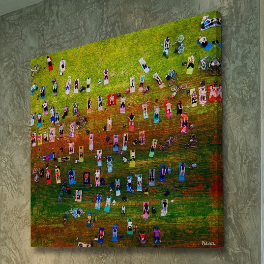 Parvez Taj - Wrapped Canvas Print, 122cm H x 122cm W x 3.8cm D