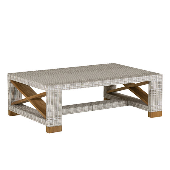 Jupiter Outdoor Coffee Table, Cool Gray