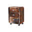Freezy 55cm Wide 3 -Drawer Mobile Solid Wood File Cabinet