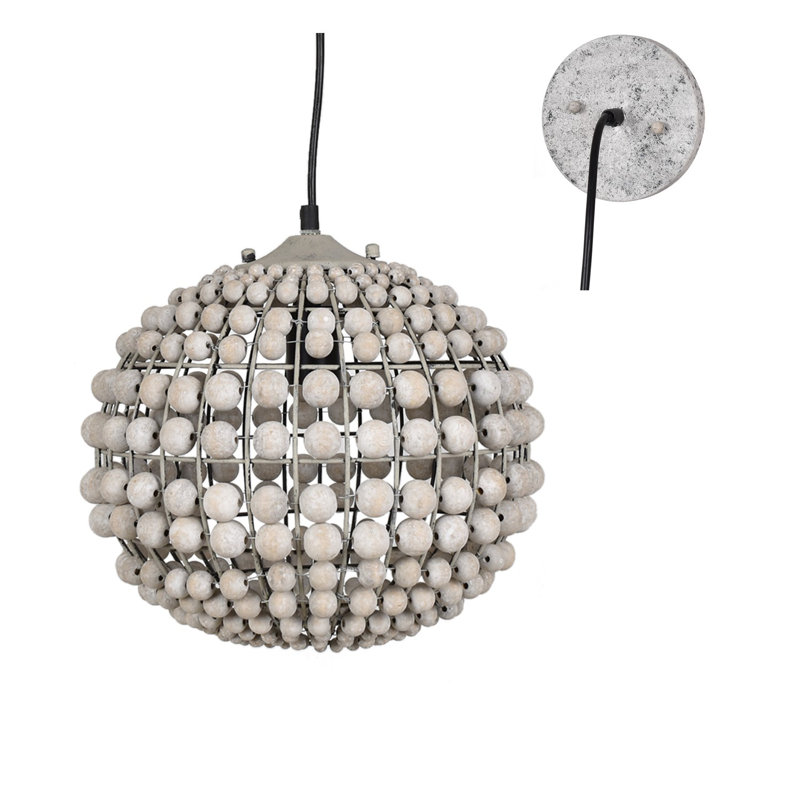 Pringle 1 - Light White Single Pendant
