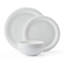 Service de vaisselle en porcelaine tendre 12 pièces Mikasa Shay, service pour 4