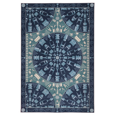 Tapis à motif d'icônes