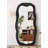 French-Style Retro Irregular Velvet Bagged Frame Three-In-One Full-Length Mirror-117659179