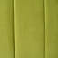 Chaise d'appoint moderne en velours avec détail côtelé, chaise d'appoint incurvée de luxe entièrement rembourrée, vert