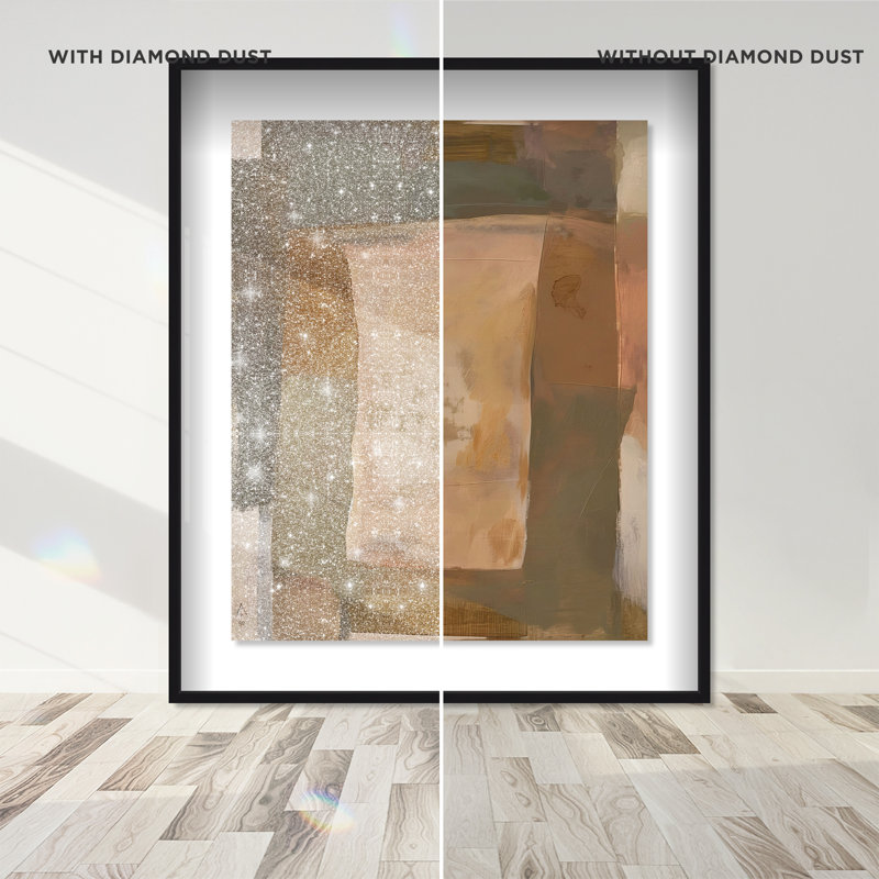 Rugged Roots Shadowbox Abstract Print by Oliver Gal, Black Frame, 16 x 20, 31.5"H x 25.5"W, Black Frame