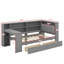 Lit plateforme avec tablettes de rangement, tiroirs, station de charge, DEL, bureau-1336141769-1336141774