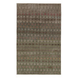 Distressed One-of-a-Kind 5'1X8'8 Hand Knotted Area Rug