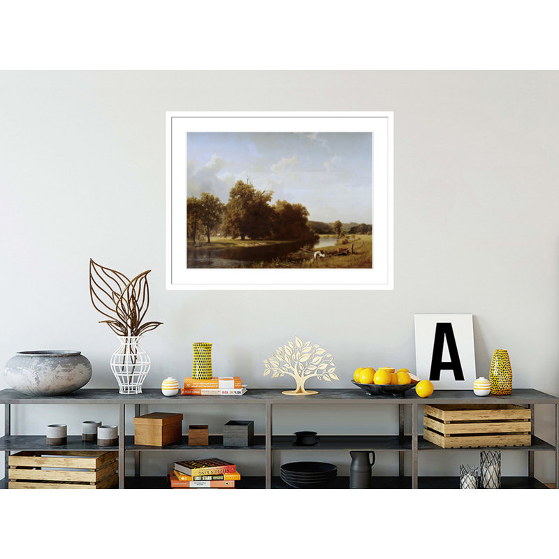 «Westphalia» par Albert Bierstadt, impression giclée encadrée, H 32,46 po x l 41,5 po