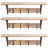 Ciardi Floating Shelf with Hooks - Wall Mounted Storage Shelf, Space Saving Organizer-595470628-559928234