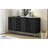 Stylish Sideboard With Geometric Lines And Functional Storage Compartments