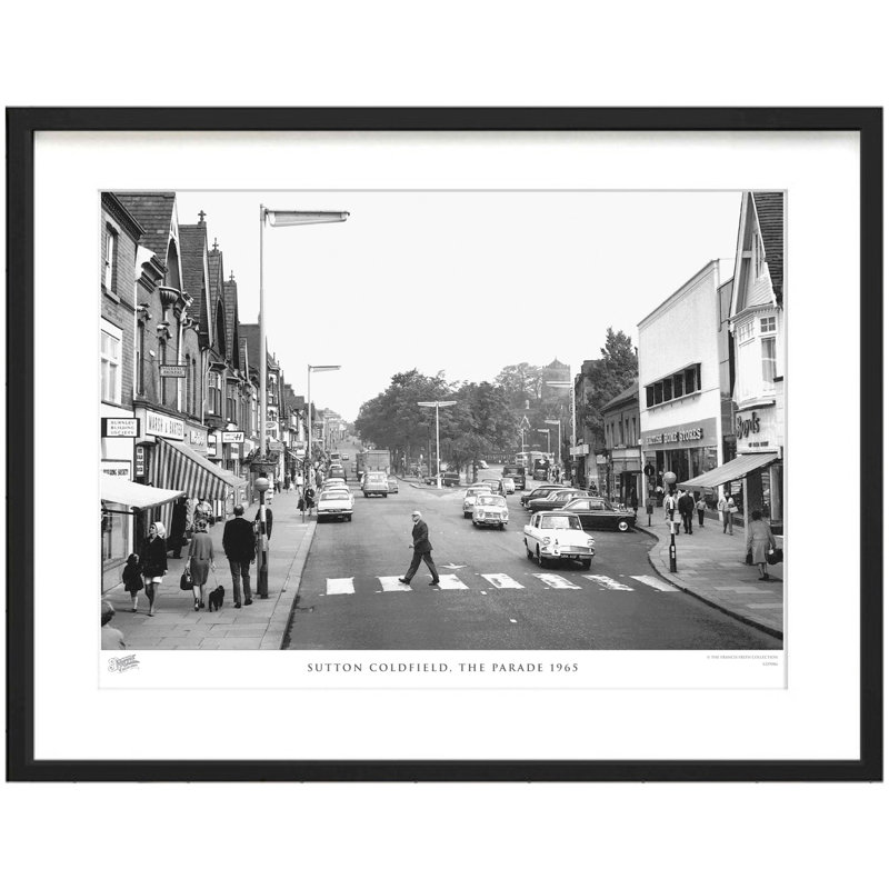 Sutton Coldfield, The Parade 1965 - Single Picture Frame Print, 45cm H x 60cm W x 2.3cm D