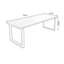Bureau rectangulaire en bois massif noyer clair-109514008