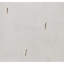 Table de chevet 3 tiroirs blanc antique