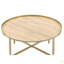 Table basse à plateau rond