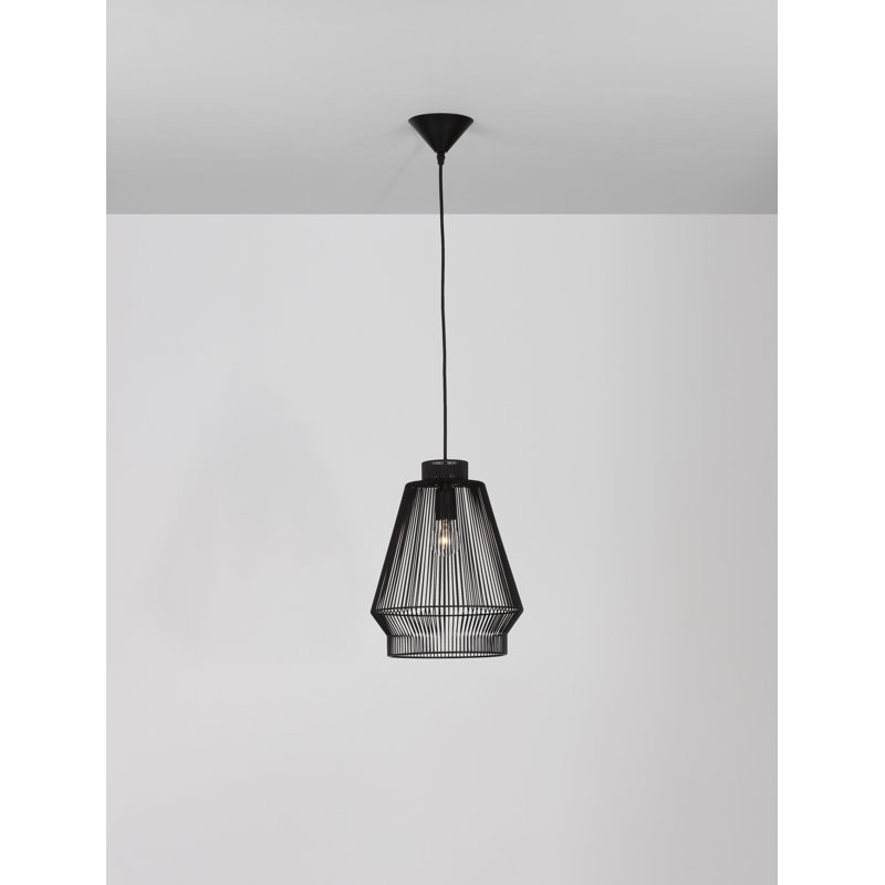 1 - Light Black Bell Pendant