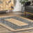 Risha Power Loom Natural Cotton Black/ Tan Rug-1482819992