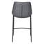 Chaise de comptoir Magnus gris foncé et noir-795160722