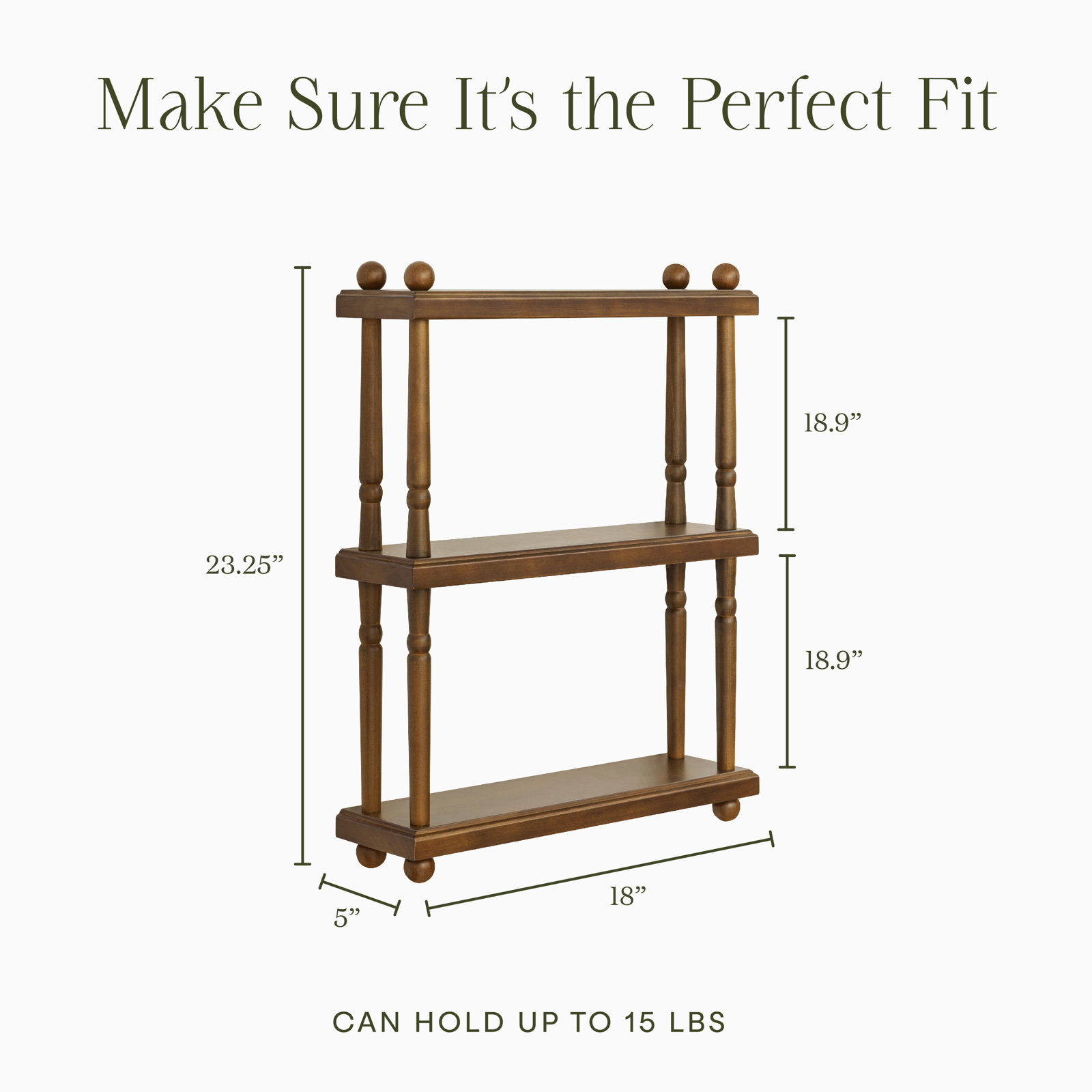 Liberty Narrow Bookcase, Natural Walnut