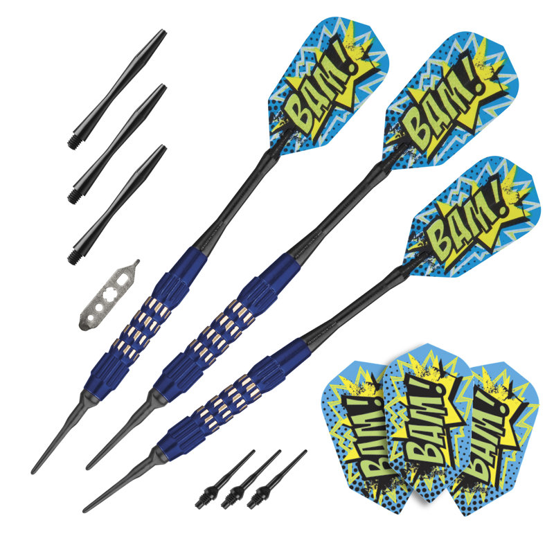 Comix Soft Tip Darts, Blue