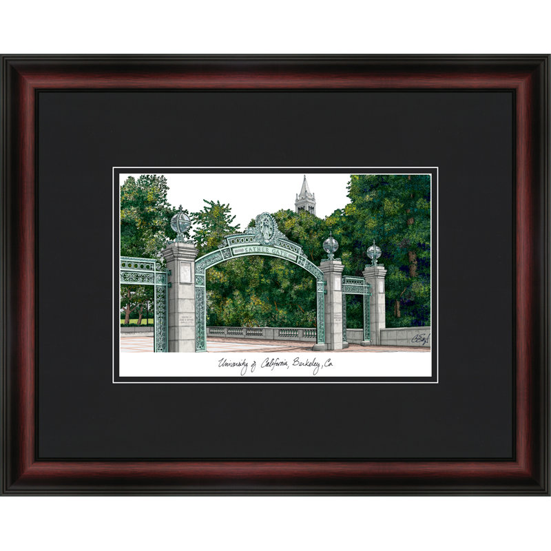 Cadre photo ncaa de la lithographie golden ours academic