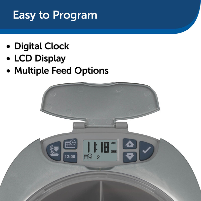 PetSafe 6-Meal Automatic Feeder for Cats and Small Dogs