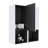 Okamoto 12" Wall-Mounted Bathroom Side Cabinet