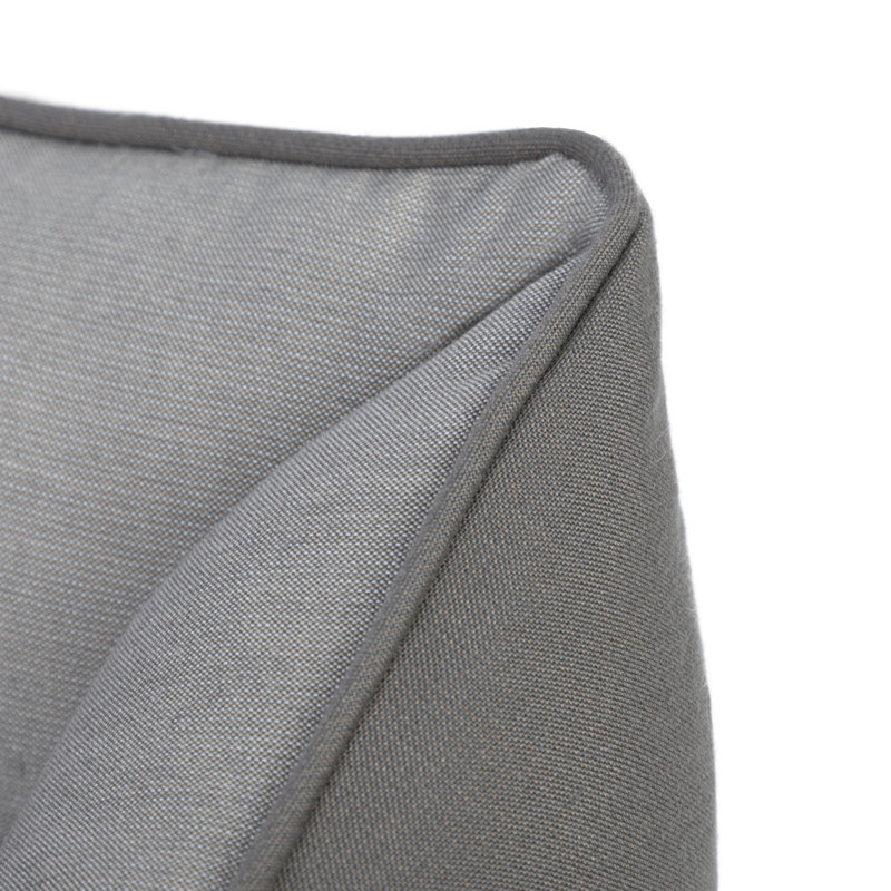 Lit pour animaux Sunbrella, Gris, H 13 po x l 42 po x P 54 po