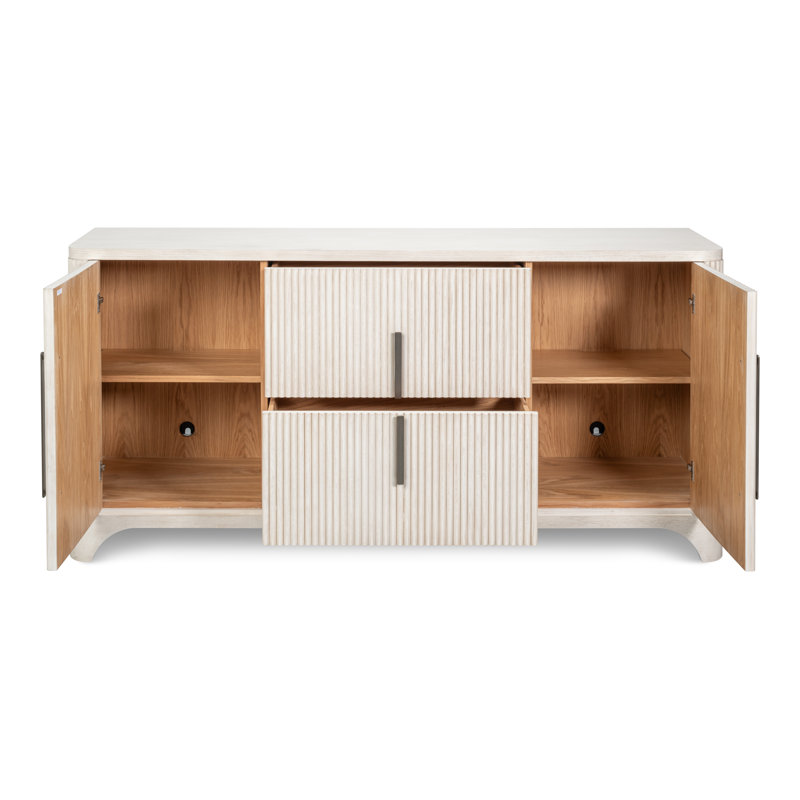 Topsail 76.5 in. W Credenza, White