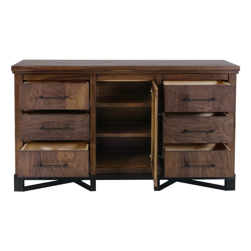 Commode centrale 6 tiroirs Ally