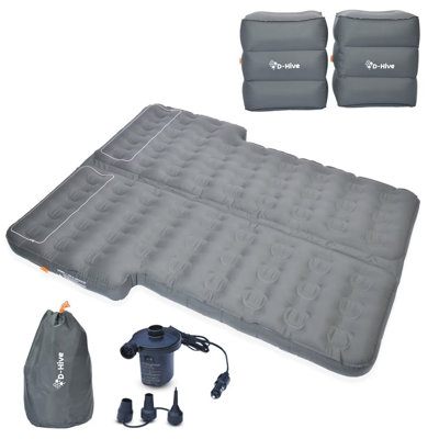 Matelas gonflable imbattable pour camping-car, tissu Oxford 300D extra épais et durable, installation rapide et facile avec pompe électrique Shonta