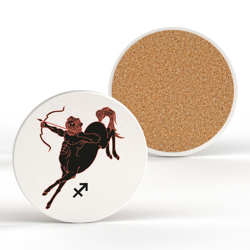 Kana Ceramic Round 1 Piece Coaster