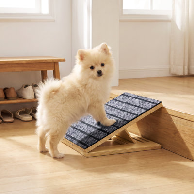 Rampe pour chien pour escalier avec bosses antidérapantes pour petit chien, 1 paquet