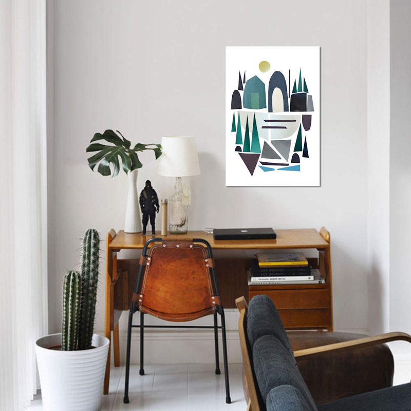 «Nordic Art II» par Dan Hobday, reproduction d'art sur toile tendue, H 40 po x l 26 po x P 1,5 po, Toile tendue, Pas de tapis
