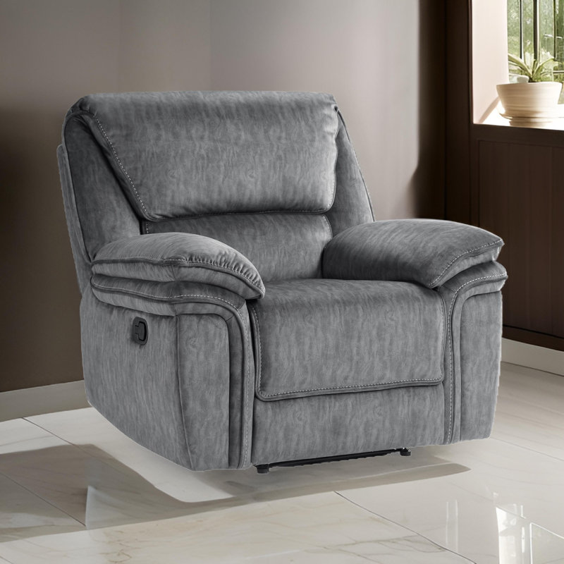Fauteuil inclinable manuel en microfibre Senai
