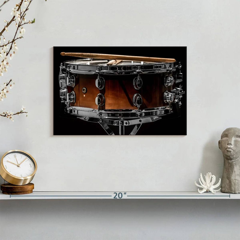 Abarca Musical Drum, 8" H x 12" W