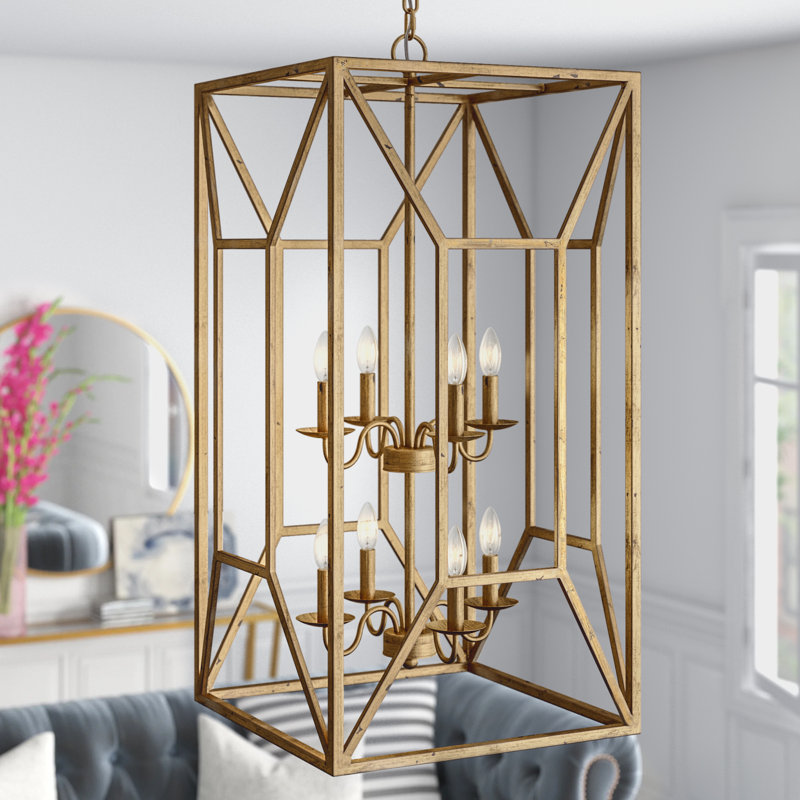 Linhilde 8 - Light Lantern Square / Rectangle Chandelier