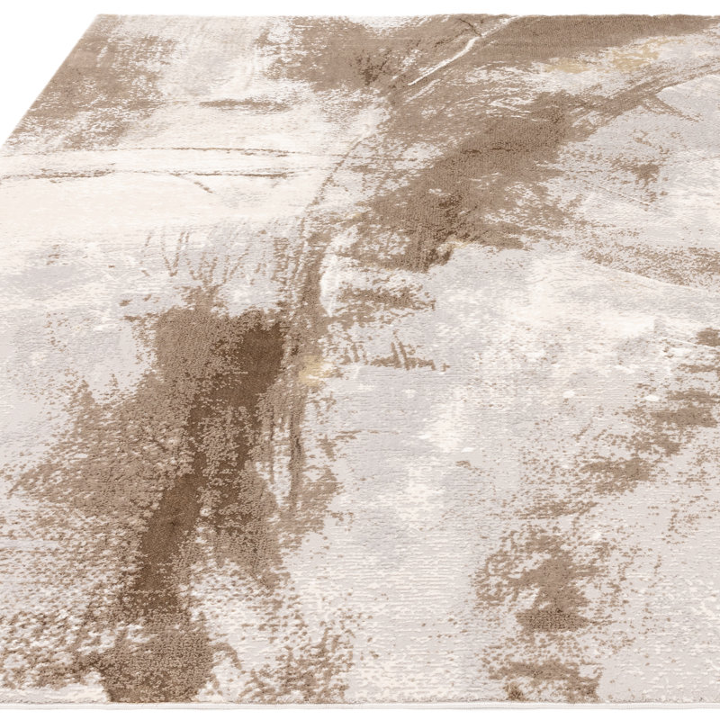 Caydren Beige Area Rug, Rectangle 160 x 230 cm