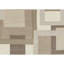 Hand Knotted Geometric Area Rug in Cream/Brown-16485583