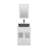Andrais 24 " W Freestanding Standard Free Standing Single Double Single Vanity Bathroom Vanity With Top with Mirror-879554194-879554193