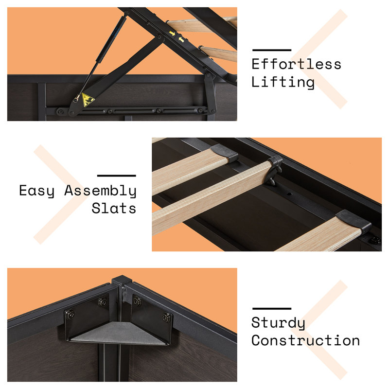 Caityln Lift Up Storage Bed