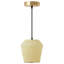 Luminaire suspendu dôme en or 6,75 po Kendall