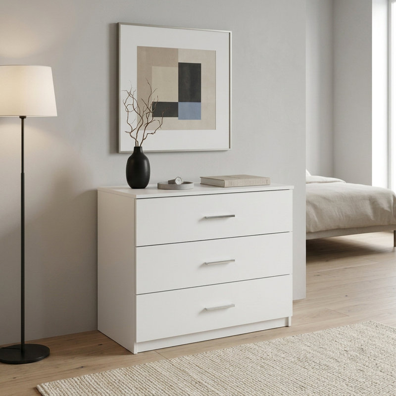 93cm W 3 - Drawer Chest of Drawers