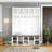 Farmhouse Wooden Style Hall Tree With 6 Hooks-1629220516