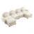 Beige White selected