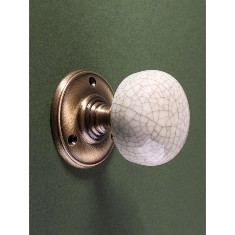 Burdett Double Dummy Door Knob, Florentine Bronze