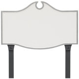 Colonial 2-Line Lawn Address Sign